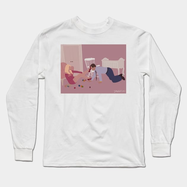 SHORTS SKIRTS Long Sleeve T-Shirt by Snorted Lines